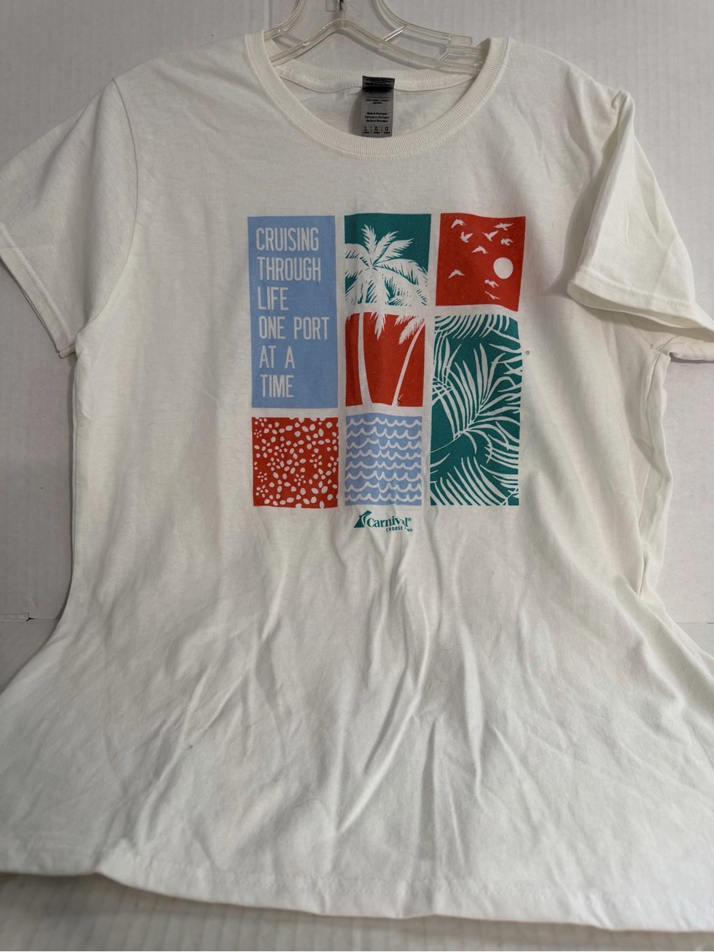 Gildan Carnival Cruise “Cruising Through Life One Port at a Time” T shirt